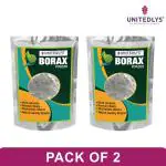 Unitedlys Whitening And Cleaning Borax Powder For Clothes Floor And Drain Cleaner 380 Grams - Pack of 2
