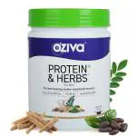 OZiva Protein & Herbs | Whey Protein for Men | For Muscle Building and Recovery | Chocolate (500g)