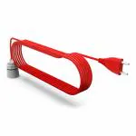 Fybros Bulb Holder With Flame Retardant Extention Wire Cable 5 Meter