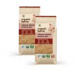 ORGANIC TATTVA 2kg Brown Basmati Rice Source of Protein Naturally Gluten Free Pesticide and Chemical Free (1kg 2 Pack)