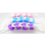 Lonekart Bath Belt for Bathing Pack of 3 (pink,blue,purple)