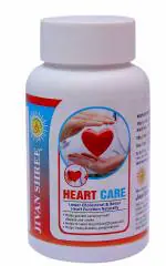 Jivan Shree Heart Care Ayurvedic Heart Care, Healthy Heart Cardiac Wellness, Lower Cholesterol And Better Heart Function Naturally - 60 Capsule