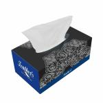 Feather's Premium Facial Dry Tissue Super Soft & Super Absorbent Paper 2 Ply Pure Tree Pulp Biodegradable Tissue with 200 Pulls (Pack of 10)