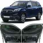 Able Elegant Car Magnetic Sun Shade Curtains with Zipper for Mahindra SsangYong REXTON Set of 6 Pcs