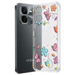 Fashionury Soft Silicone Designer Printed Full Protection Printed Back Case Cover for iQOO Z9x 5G -D0347