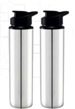STEEPLE VISAXMI Stainless Steel Water Bottle 900 ml (Pack of 2)