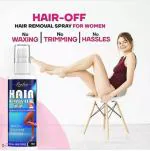 LEETEE Hair Removal Spray for Men Painless Full Body Hair Removal Spray for Chest, Back, Legs, Under Arms & Intimate Area Easy To Use Quick Result Hair Remover Spray - 100ml