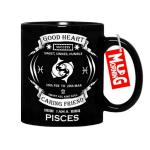 Mug Morning Pisces Coffee Mug (Black) Pisces Mug