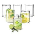 Treo by Milton Vector Transparent Borosilicate Glass Tumbler,300 ml (pack of 6)