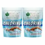 Bliss of Earth Japan Chlorine Powder for Pool Clean & Clear Swimming Pool, Kills Bacteria 2x453g
