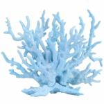 Plastic Coral, Small Vivid Artificial Coral Plant Ornament, Fish Tank Grass, for Fish Tank Underwater Decorative Aquarium(Blue,S)