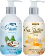 VAYDO Coconut + Egg Protein shampoo for Anti Dandruff Smooth And shiny hair (600 ml)