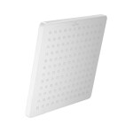 CENTURY Square Shower | Bathroom Shower | Bathroom Accessories | ABS Easy Clean Rain Shower 6.5 x 6.5 Inch | Square Shower head for Bathroom (White) COHS-12009