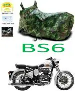 RONISH Waterproof Two Wheeler Cover for Royal Enfield (Classic 350, Multicolor) 2021 Classic 350 BS6 (..Multicolor)