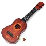 DOMENICO GUI23 Wood and Plastic Lightweight 4 String Acoustic Guitar 23 inch (Above 6 Years)