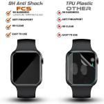 FCS Edge To Edge Coverage Flexible Watch Screen Guard for Xiaomi Smart Band 7( Pack of 3)