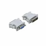 Multy Byte DVI to VGA Adapter 24+1 Male to Female Converter - Gold-Plated Contacts - HD 15 Pin Connector - Molded Connector - Compatible with DVI-I Desktops/Laptops.
