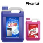 Fivanta Top Load Liquid Detergent 5L Ith Multipurpose Cleaners Gel 1L (Rose 1L + Top Detergent Liquid 5L)