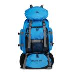The Clownfish Summit Seeker 90 Litres Polyester Travel Backpack For Mountaineering Outdoor Sport Camp Hiking Trekking Bag Camping Rucksack Bagpack Bags (Sky Blue)