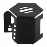 AllExtreme EXSTD04 Disk Brake Cover Bike Front Disc Fluid Oil Reservoir Stainless Steel Handle Tank Cap Custom Fit For Motorcycle Portable Sturdy Design (Black)