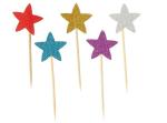 Festiko 30 Pieces Star Shaped Cupcake Toppers