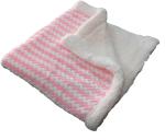 Shop By Room Peach Soft Baby Comfortor/Quilt/Blanket (0-12 Month)_30 inch x 30 Inch