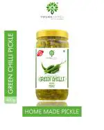 YOUNG HERBS Green Chilli Pickle - Hari Mirch ka Achar Homemade Chilli Pickles