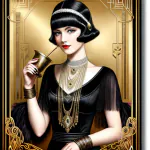 Love Creation 12x18 Size poster print for creative wall art- the-golden-age-of-jazz-8583(Non Sticker)