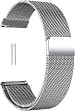 Black Lovies Black Stainless Steel Smart Watch Strap For Samsung Gear S3 Frontier