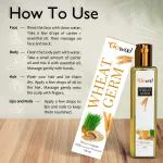 GO WOO 100% Pure wheat germ carrier oil for skin lightening 100 ML