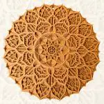 Gloridec Wooden Multilayered 3D Decorative Mandala Wall Decor | Decorative Round Mandla Wall Art for Living Room Wall Hanging Home Decor | RM08 (12