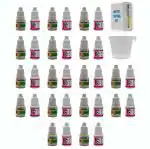 BIOWAY PH and ORP Water Testing Solution Kit Liquid Drops for Testing RO/Any Water and ORP Liquid Drop Test & Anti-oxidant Drop for Alkaline Water testing and Alkaline & acidic Level Testing. 16set