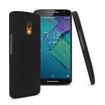 Tarkan Black Polycarbonate Back Case Cover For Motorola Moto X, Motorola Moto X Play