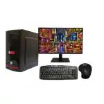 Processor Intel Core i5 Gen 12400/Chipset Series H610 (windows 10/1TB HDD/256ssd/DDR4-16GB /Wired Keybord,Mouse/ Black), screen 21.5