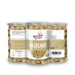 Berries And Nuts Premium Jumbo Hazel Nuts | Hazel Nut Kernels | 510 Grams | 3 Bottle of 170 Grams
