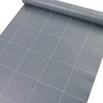 Jaamso Royals Grey Vinyl Grid Wallpaper Peel Stick Self Adhesive Film Stick Paper 200X45 cm( 200 CM X 45 CM )