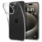 Spigen Liquid Crystal Back Cover Case Compatible with iPhone 15 Pro Max (TPU | Crystal Clear)