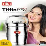 NITA Stainless Steel Hit Pro Insulated Lunch Box 3 Compatmaint