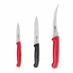 KOHE Kitchen Knife Set Pack of 1 Paring Knife, 1 Small Utility Knife and 1 Tomato Serrated Knife