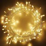 PARTY MIDLINKERZ 35 Feet Long LED Serial String Light, 360 Degree Light in Bulb | Copper Led Pixel String Light for Home Decoration,Diwali,Christmas(Warm White)