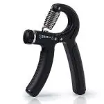 ShopiMoz Stainless Steel Spring Adjustable Hand Grip Strengthener for Gym Workout & Home Use Multicolor