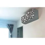 DeoDap Ac Cover Waterproof Cloth Print Design Suitable for All Type of Brands (Pack Of 1 )