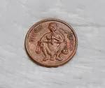 Kesar Zems Brown Copper Sach Bolo -Pura Tolo Coin for Puja