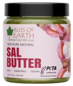 Bliss of Earth 100% Pure Natural Sal Butter Raw | Unrefined | Indian | Great For Face, Skin, Body, Lips,Stretch Marks, DIY products| PETA Approved 200GM