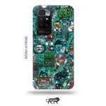 Tweakymod Printed Zombies Dope Back Cover For Redmi 10 Prime