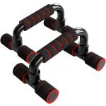 Strauss Red, Black Plastic Moto Push Up Bar