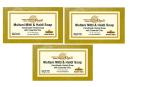 Parwati Gramudyog Herbal Products Multani Mitti Handmade Herbal soap With Essential oils Pack of 3