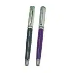 Auteur Multicolor Brass Purple Ink Fountain Pen (Pack Of 2)