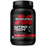 Muscletech Nitrotech Ripped Low Fat Lean Whey Protein Post Workout Muscle Support Chocolate Fudge Brownie - 1kg