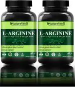 Naturewell L-Arginine 1000Mg Capsules Per Serving, L Arginine Supplement Ultra, 60 Capsules Each (Pack Of 2)